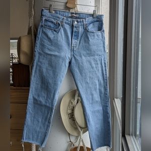 Levi's wedgie straight tango fray 31/26